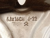 Recambio de llanta para citroën c3 ii 1.2 12v referencia OEM IAM 9687753077 R166JX16CH4-22 