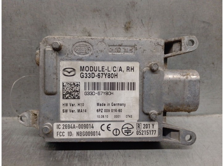 Recambio de centralita faros xenon para mazda cx-7 (er) 2.2 turbodiesel cat referencia OEM IAM G33D67Y80H 