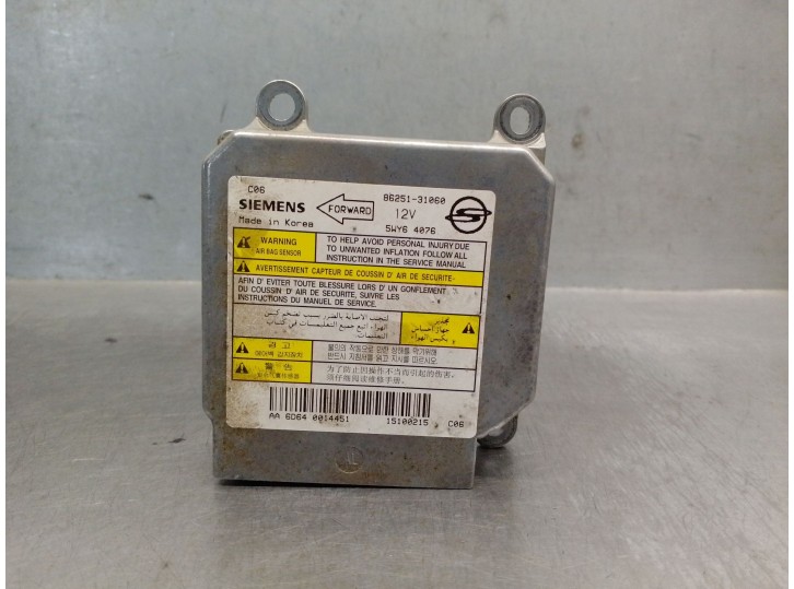 Recambio de centralita airbag para ssangyong actyon 2.0 td cat referencia OEM IAM 8625131060  SWY64076
