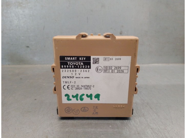 Recambio de modulo electronico para toyota corolla (e15) 2.0 turbodiesel cat referencia OEM IAM 8999012020 