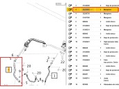 Recambio de tubos aire acondicionado para volvo xc90 ii (256) d5 awd referencia OEM IAM 31469071 32226905 