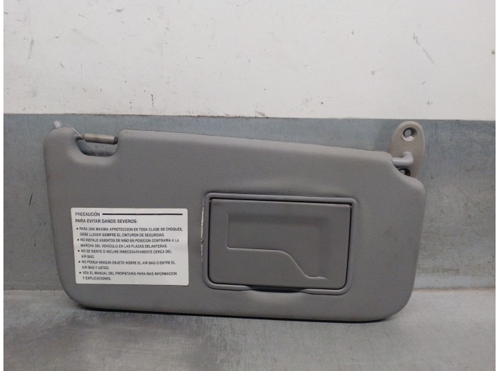 Recambio de parasol derecho para hyundai matrix (fc) 1.5 crdi cat referencia OEM IAM 8522017210OI 8522017210OI 