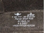 Recambio de bandeja trasera para mini mini (r56) cooper d referencia OEM IAM 7151717 51467151717 