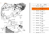 Recambio de tubos aire acondicionado para mazda 3 (bm, bn) 2.2 d referencia OEM IAM BHT161462 BHT161462 