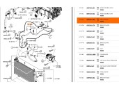 Replacement air conditioning pipes for Mazda 3 (BM, BN) 2.2 D OEM IAM reference GHT66146X GHT66146X 