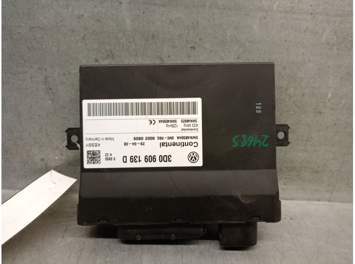 Recambio de modulo electronico para porsche cayenne (9pa) 3.6 referencia OEM IAM 3D0909139D 5WK48504A