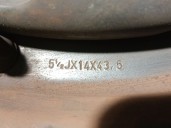 Recambio de llanta para ford fiesta (dx) 1.3 cat referencia OEM IAM 96FB-CB R1451/2JX14X43.5 