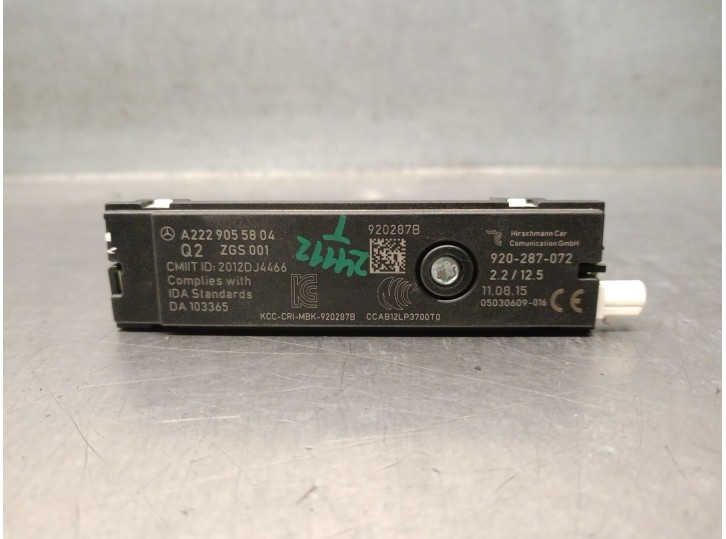 Recambio de antena para mercedes-benz gle (w166) 250 d 4-matic (166.004) referencia OEM IAM A2229055804 