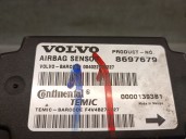 Replacement airbag control unit for Volvo V50 Estate 2.4i Kinetic OEM IAM reference 8697679 F4V4B27A727