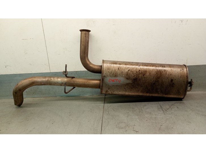 Recambio de tubo escape trasero para opel movano a furgoneta (x70) 2.5 dti (fd) referencia OEM IAM 93187617 4415528 