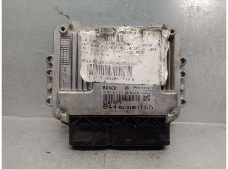 Replacement engine ECU for Lancia Delta III (844_) 2.0 D Multijet (844.AXD1A, 844.AXM1A) OEM IAM reference 51848271 