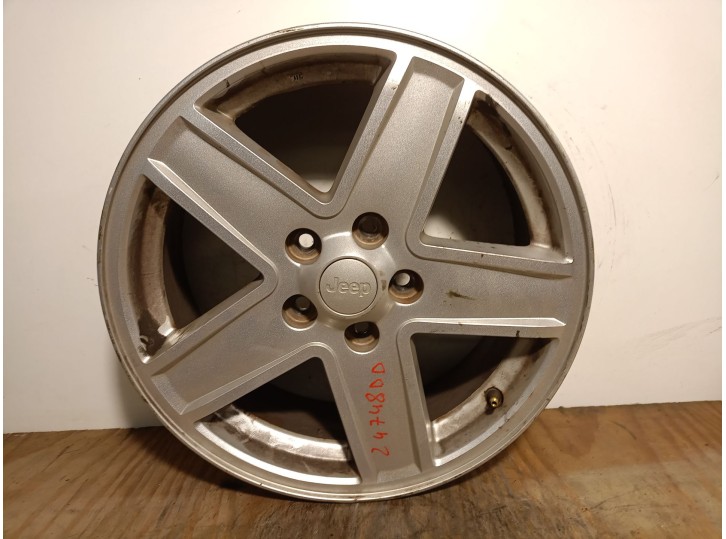 Replacement rim for Jeep Compass 2.0 CRD CAT OEM IAM reference 1CT67TRMAB R17X6.5J+39MM 