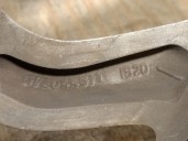 Recambio de llanta para opel crossland x 1.2 referencia OEM IAM 39007897 R16X6.5JIS20 