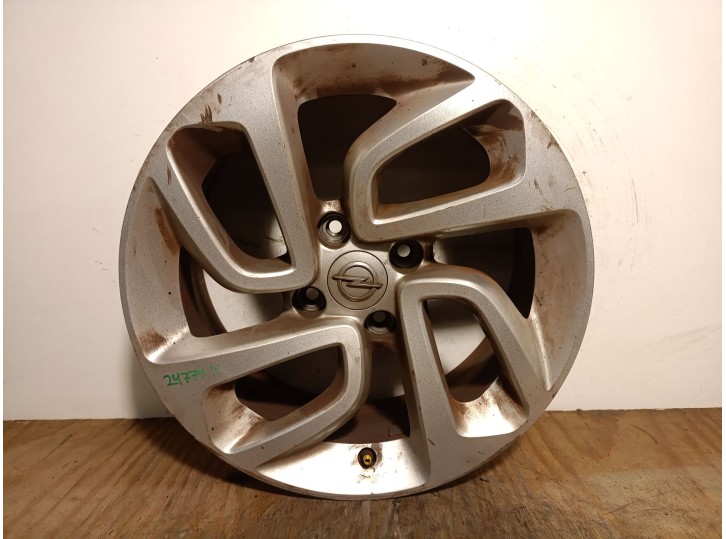 Recambio de llanta para opel crossland x 1.2 referencia OEM IAM 39007897 R16X6.5JIS20 