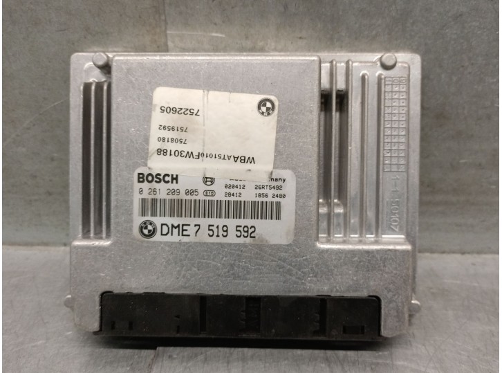 Recambio de centralita motor uce para bmw serie 3 compact (e46) 316ti referencia OEM IAM DME7519592 0261209005