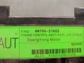 Recambio de mando climatizador para ssangyong rodius i 2.7 xdi referencia OEM IAM 6870021022 6870021022 