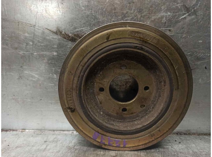 Recambio de polea cigueñal para peugeot 306 berlina 3/4/5 puertas (s2) 1.9 diesel referencia OEM IAM 9624596880 
