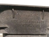 Recambio de piloto matricula para peugeot 107 1.0 cat (384f) referencia OEM IAM 812700H020 6340E2 