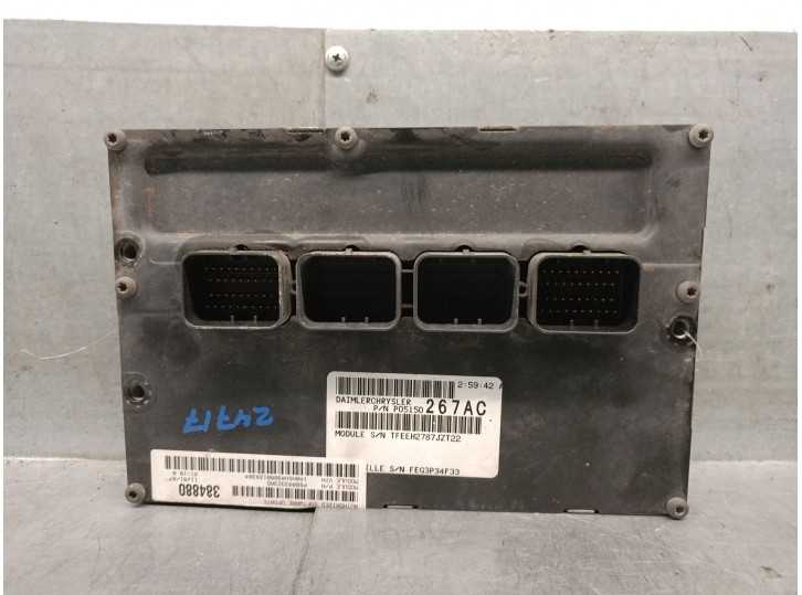 Recambio de centralita cambio automatico para chrysler grand voyager v (rt) 2.8 crd referencia OEM IAM P05150267AC P05150267AC 