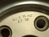 Recambio de llanta para audi a3 (8l) 1.9 tdi referencia OEM IAM 8L0601025D R156JX15H2ET38 