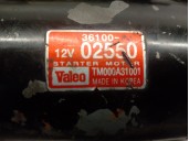 Replacement starter motor for Hyundai Getz (TB) 1.1 OEM IAM reference 3610002550 TM000A3001 