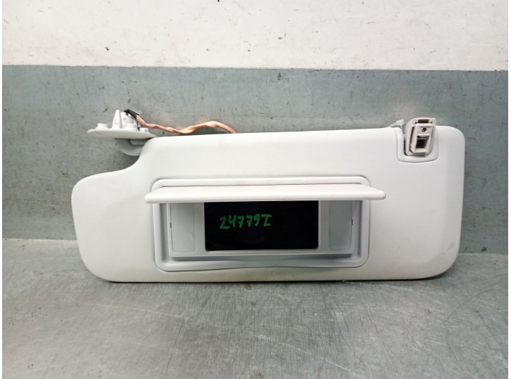 Recambio de parasol izquierdo para opel crossland x 1.2 referencia OEM IAM 39007740 39007740 