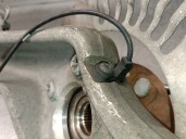 Recambio de mangueta delantera izquierda para jaguar f-pace (x761) 2.0 td4 referencia OEM IAM HK833K186BC T4A3472 