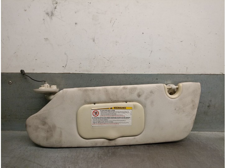 Recambio de parasol izquierdo para chrysler grand voyager v (rt) 2.8 crd referencia OEM IAM 1JE931W1AA 1JE931W1AA 