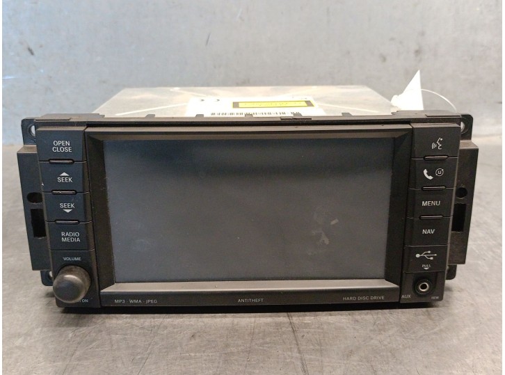 Replacement multifunction display for Chrysler Grand Voyager V (RT) 2.8 CRD OEM IAM reference P05064402AI 5064402AH 