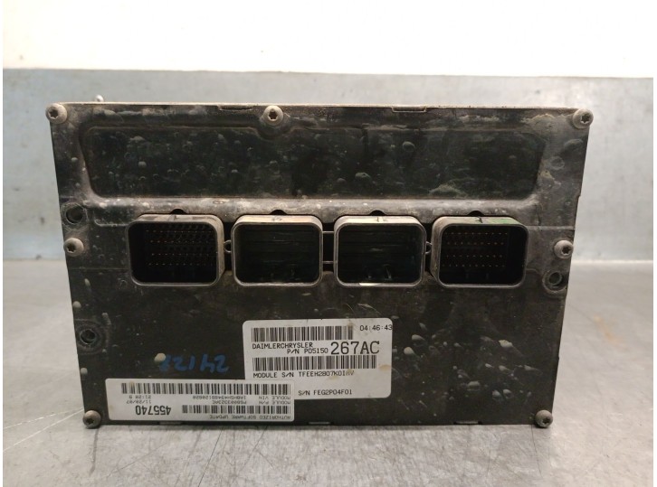 Recambio de centralita cambio automatico para chrysler grand voyager v (rt) 2.8 crd referencia OEM IAM P05150267AC 