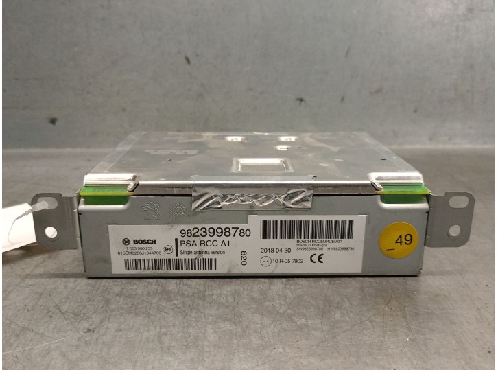 Recambio de sistema audio / radio cd para citroën c4 cactus 1.2 thp 110 referencia OEM IAM 9823998780 1631628680 7503900233