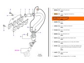 Recambio de tubo para ford transit, caja abierta 1995 2.5 td referencia OEM IAM 954F6K770BA 7120488 