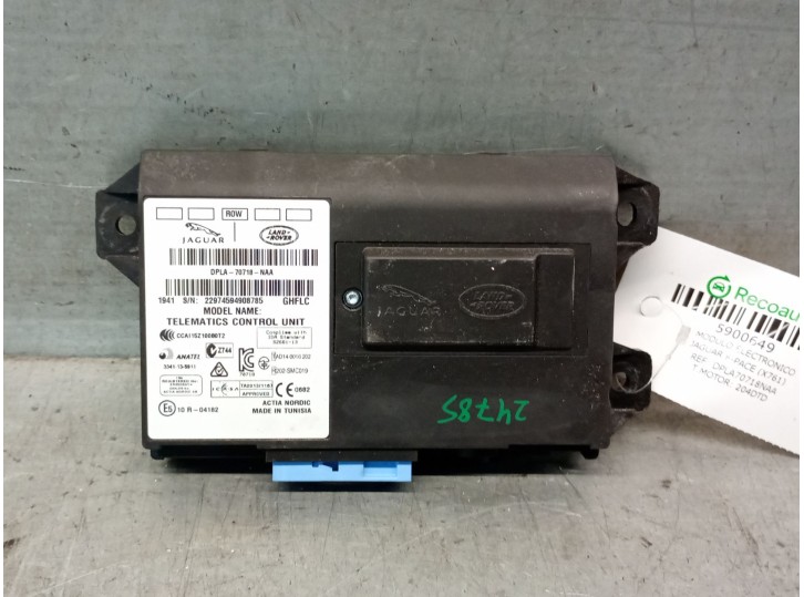 Recambio de modulo electronico para jaguar f-pace (x761) 2.0 td4 referencia OEM IAM DPLA70718NAA 