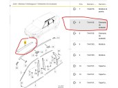 Recambio de molduras delanteras para jaguar f-pace (x761) 2.0 td4 referencia OEM IAM HK83517C78AA T4A1106 
