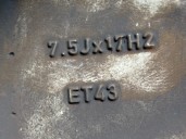 Recambio de llanta para audi a4 b7 (8ec) 2.0 tdi 16v referencia OEM IAM 8E0601025AQ R177.5JX17H2ET43 