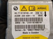 Recambio de centralita airbag para bmw serie 5 berlina (e60) 3.0 turbodiesel cat referencia OEM IAM 65779118749 