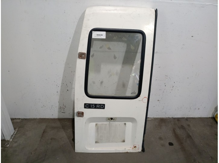 Replacement rear left door for Citroën C15 1.8 Diesel (161) OEM IAM reference 1500480 WHITE 4 DOORS