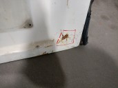 Replacement rear left door for Citroën C15 1.8 Diesel (161) OEM IAM reference 1500480 WHITE 4 DOORS