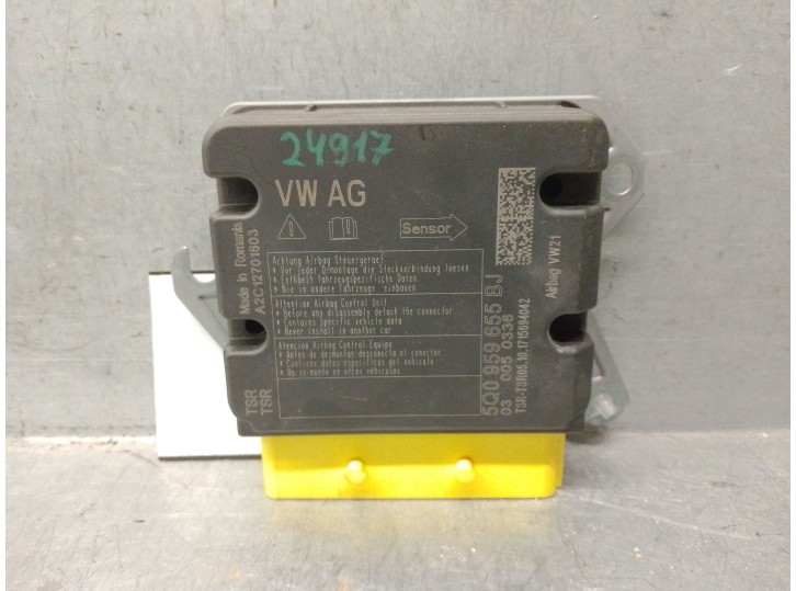 Recambio de centralita airbag para audi a3 sportback (8va, 8vf) 1.5 tfsi referencia OEM IAM 5Q0959655BJ A2C12701603