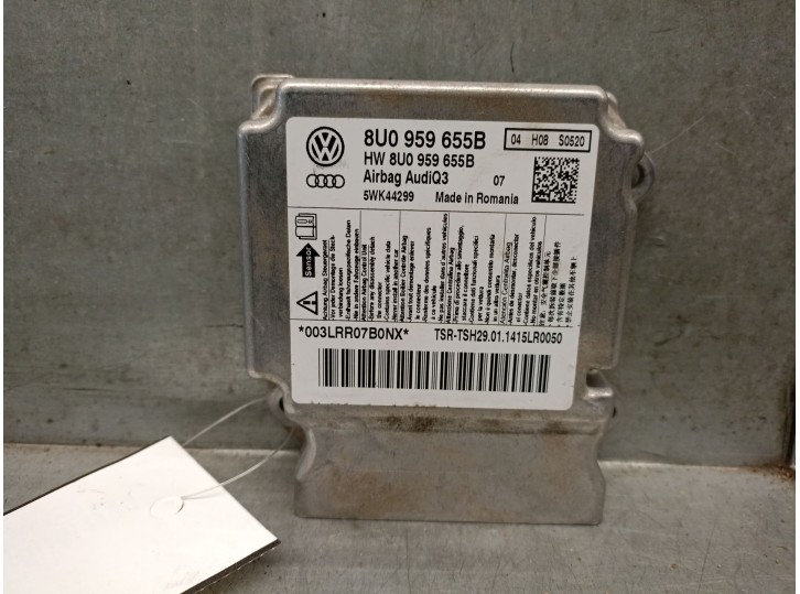 Recambio de centralita airbag para audi q3 (8ub, 8ug) 2.0 tdi referencia OEM IAM 8U0959655B 5WK44299