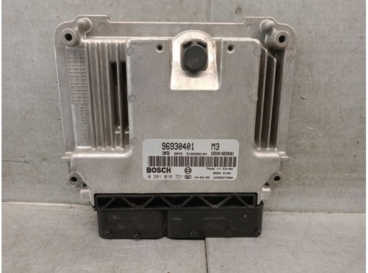 Recambio de centralita motor uce para chevrolet epica (kl1_) 2.0 d referencia OEM IAM 96930401 0281016721