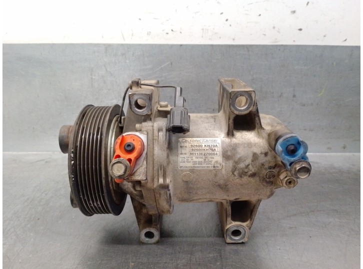 Recambio de compresor aire acondicionado para nissan navara np300 (d40) 2.5 dci 4wd referencia OEM IAM 92600KH70A 92600KH70A 