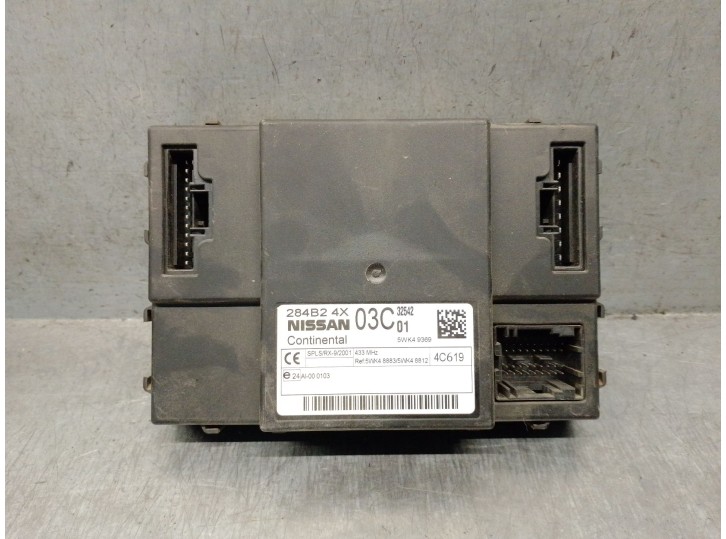 Replacement electronic module for Nissan Navara NP300 (D40) 2.5 DCi 4WD OEM IAM reference 284B24X03C 5WK49369