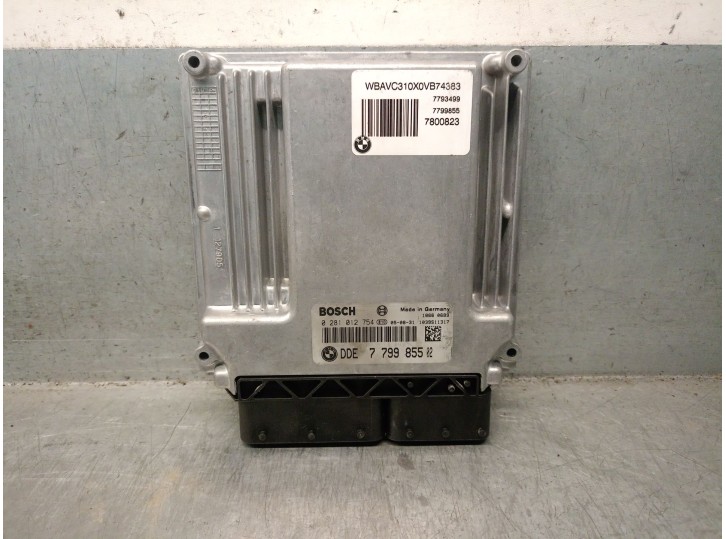 Recambio de centralita motor uce para bmw 3 (e90) 320 d referencia OEM IAM DDE7799855 0281012754