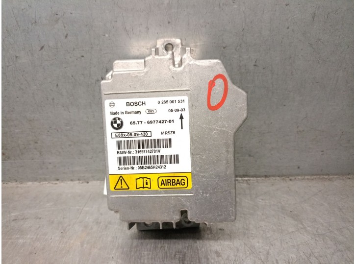 Recambio de centralita airbag para bmw 3 (e90) 320 d referencia OEM IAM 65776977427 0285001531