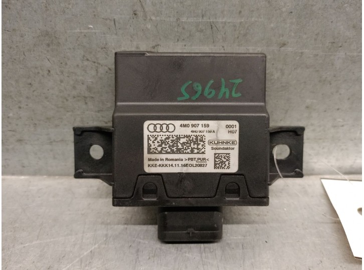 Replacement electronic module for Audi Q7 (4MB, 4MG, 4MQ) SQ7 TDI Quattro OEM IAM reference 4M0907159 4M0907159A 
