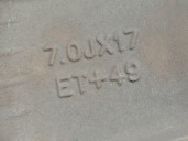 Recambio de llanta para chevrolet epica (kl1_) 2.0 d referencia OEM IAM 96898118 R177.0JX17ET+49 