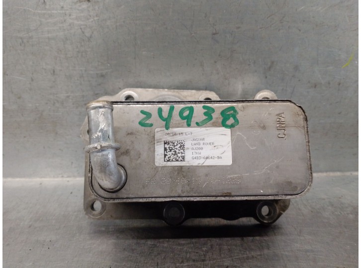 Recambio de enfriador aceite motor para land rover range rover evoque (l538) 2.0 d 4x4 referencia OEM IAM G4D36A642BA LR075630 
