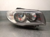 Replacement right headlight for BMW 1 (E87) 118 D OEM IAM reference 63127193388 63117193388 89317601