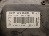 Replacement right headlight for BMW 1 (E87) 118 D OEM IAM reference 63127193388 63117193388 89317601